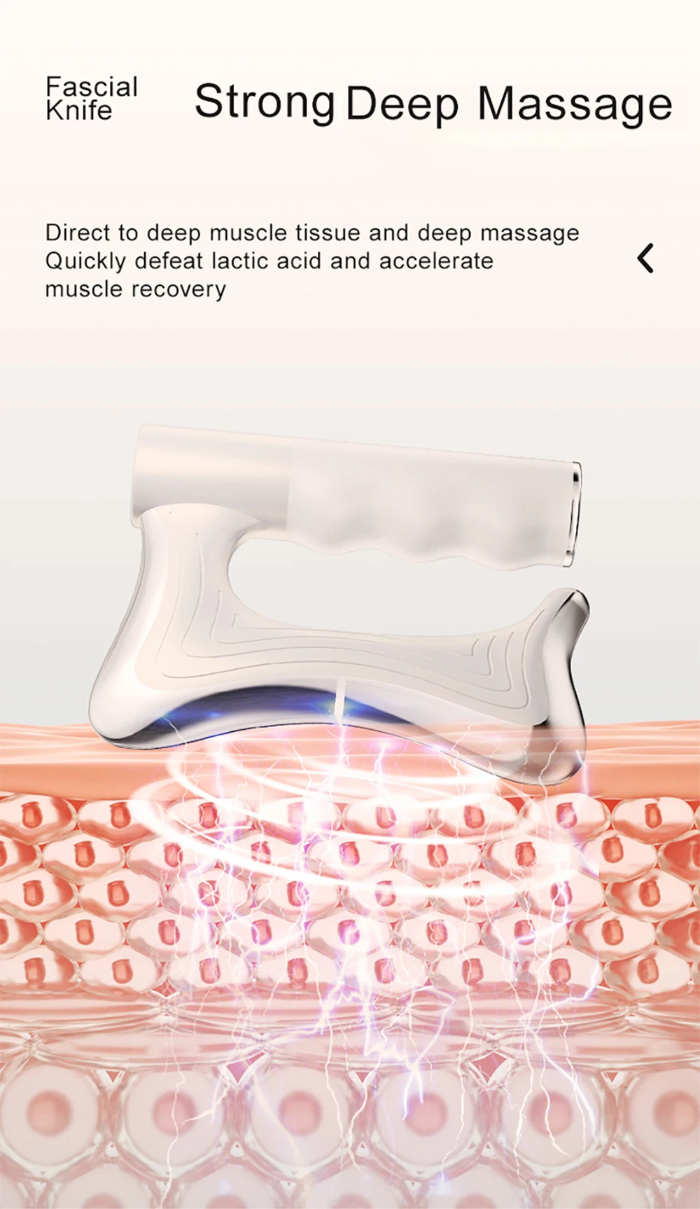 Electric Deep Tissue Massage Blade – Heated Fascia Relaxation Tool by Geo’s Online Store