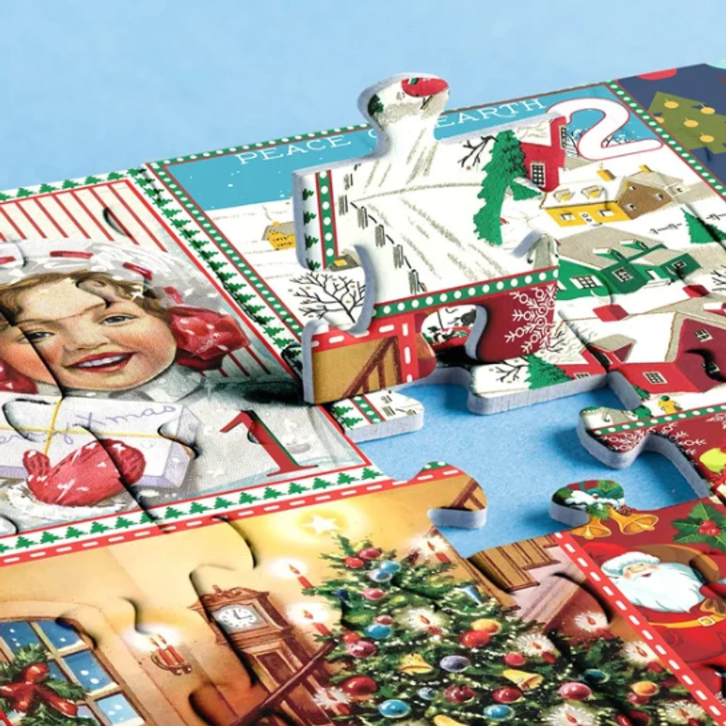 Merry Jigsaw Advent Calendar Puzzle by Geo’s Online Store