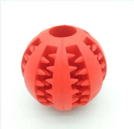 Interactive Rubber Slow Feeder Dog Ball by Geo’s Online Store
