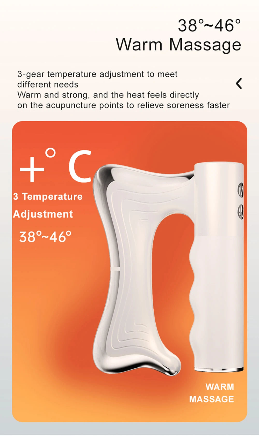Electric Deep Tissue Massage Blade – Heated Fascia Relaxation Tool by Geo’s Online Store