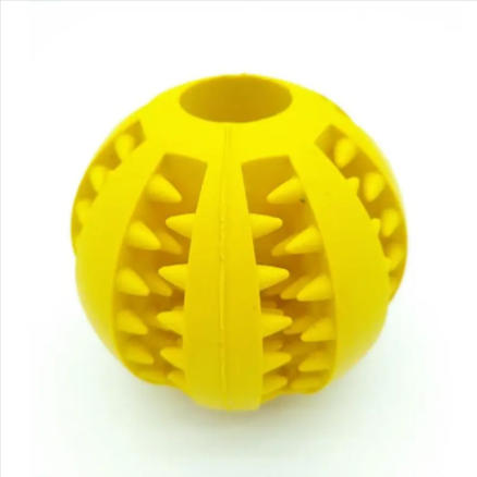 Interactive Rubber Slow Feeder Dog Ball by Geo’s Online Store