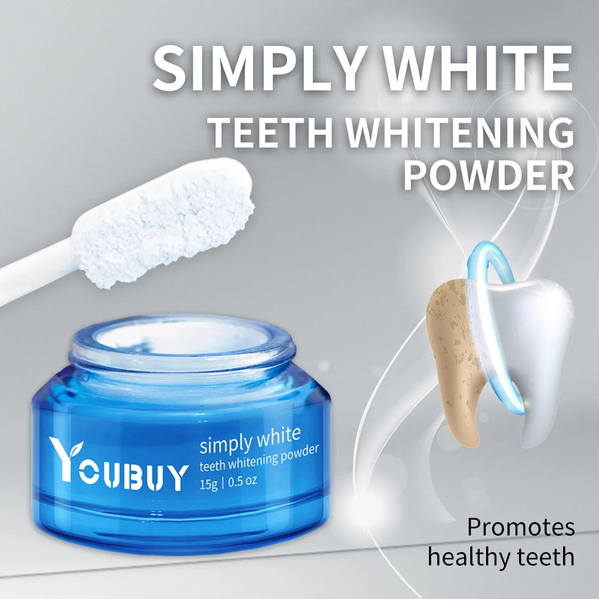 YOUBUY Teeth Whitening Brightening Powder by Geo’s Online Store
