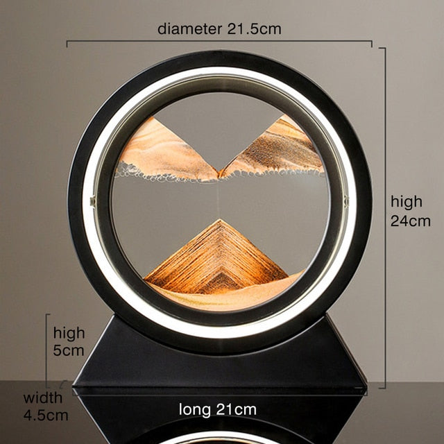 Moving Sand Art Landscape Table Lamp by Geo’s Online Store