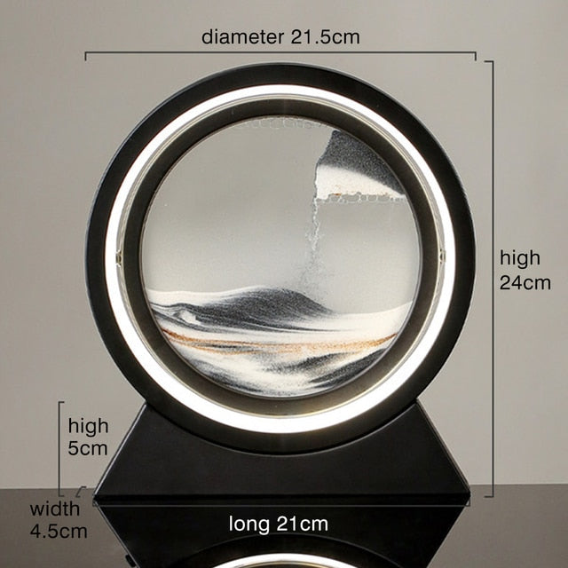 Moving Sand Art Landscape Table Lamp by Geo’s Online Store