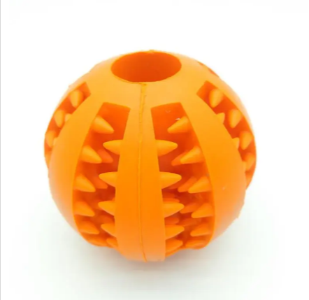 Interactive Rubber Slow Feeder Dog Ball by Geo’s Online Store