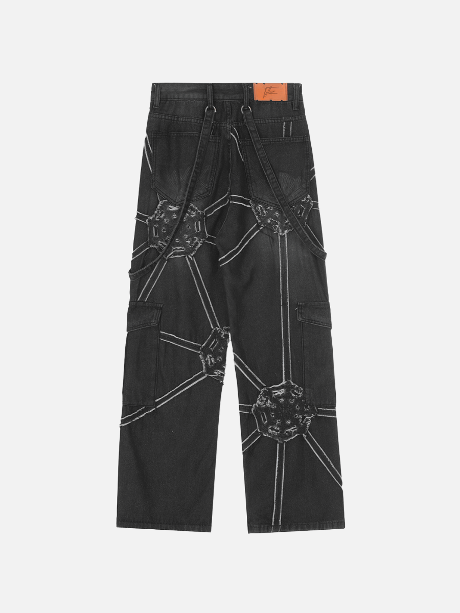 Spider Denim Pants by Geo’s Online Store