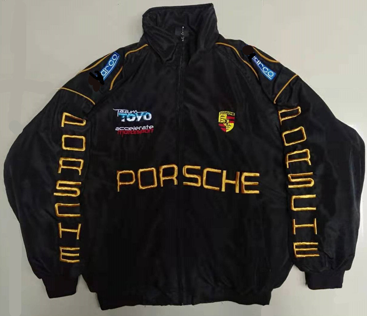 F1 Racing Jacket - Vintage Style Embroidered Outerwear by Geo’s Online Store
