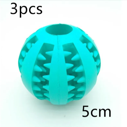 Interactive Rubber Slow Feeder Dog Ball by Geo’s Online Store