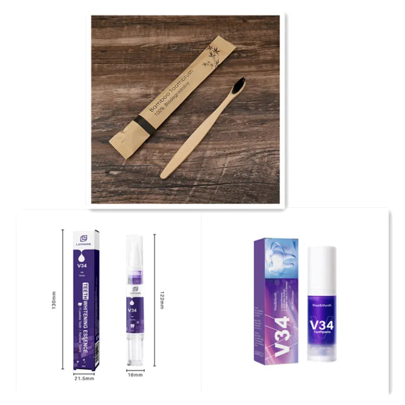 V34 Tooth Cleaning Mousse by Geo’s Online Store