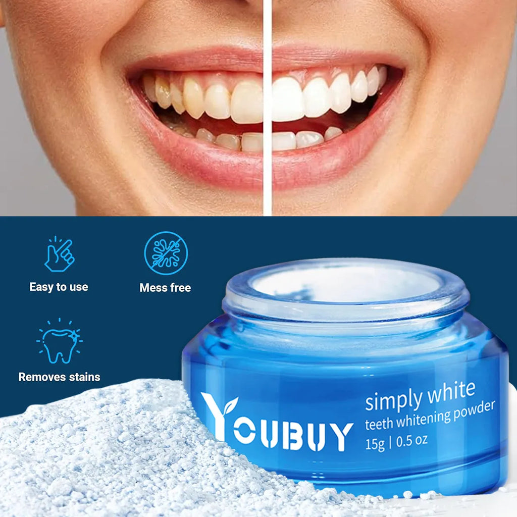 YOUBUY Teeth Whitening Brightening Powder by Geo’s Online Store