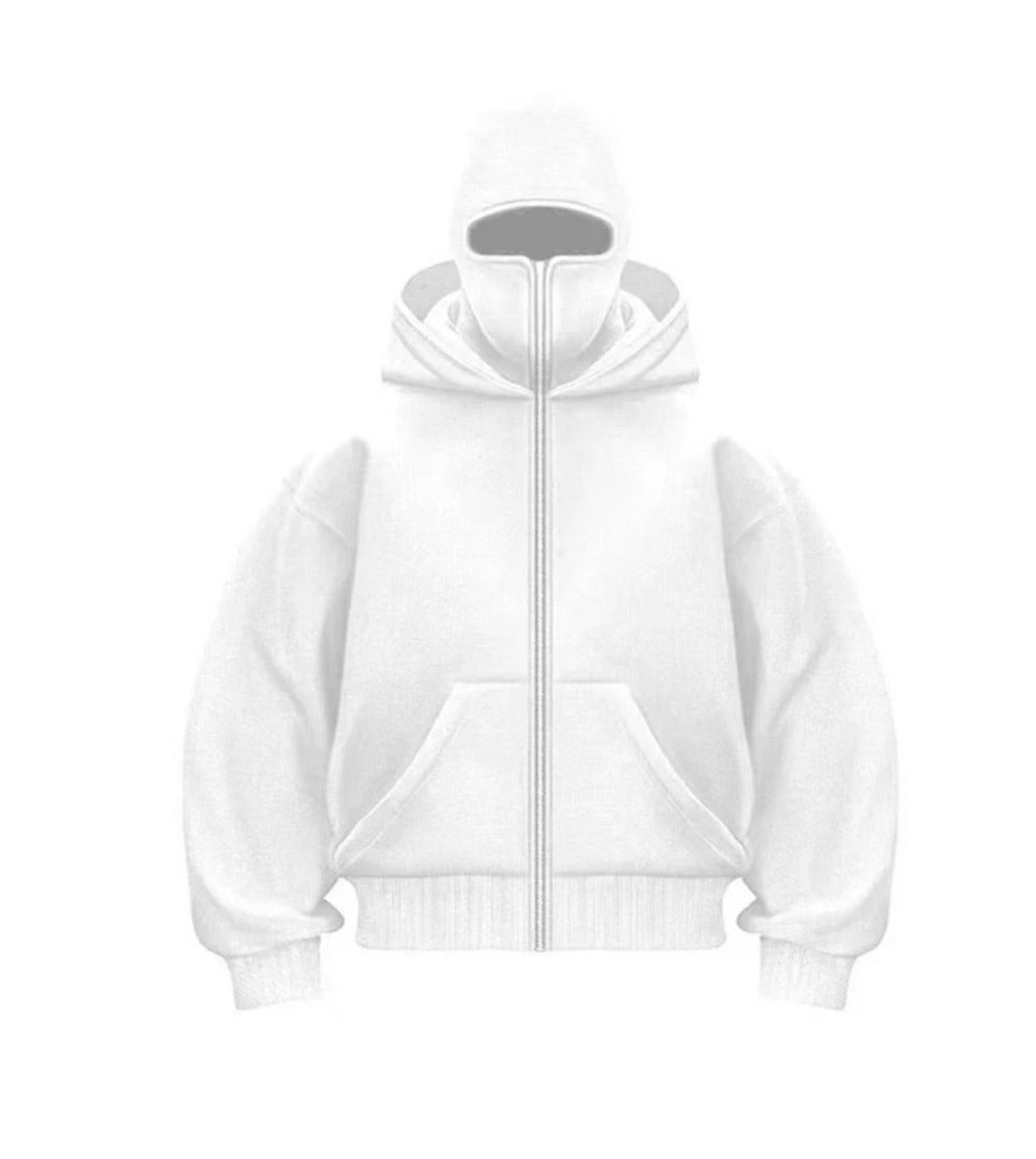 Men's Hooded Zip-Up Baseball Jacket by Geo’s Online Store