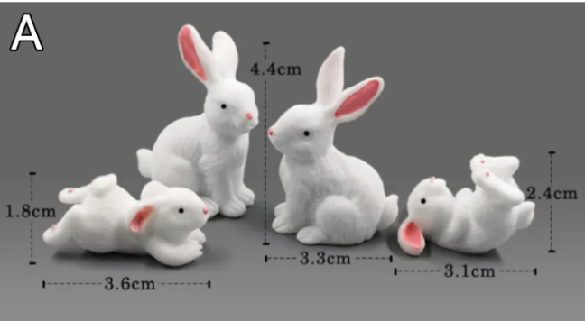 Mini Resin Animal Figurines – DIY Micro-Landscape Decor by Geo’s Online Store