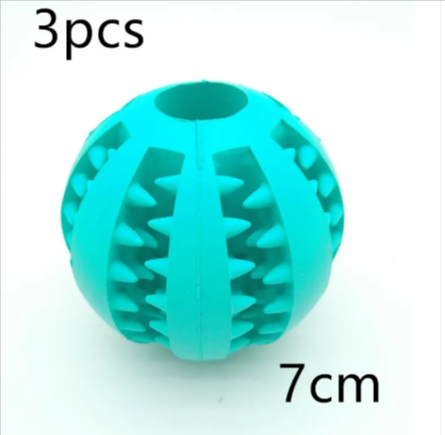 Interactive Rubber Slow Feeder Dog Ball by Geo’s Online Store
