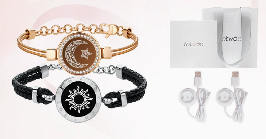 Totwoo Smart Bracelet with Flash & Vibration for Couples by Geo’s Online Store