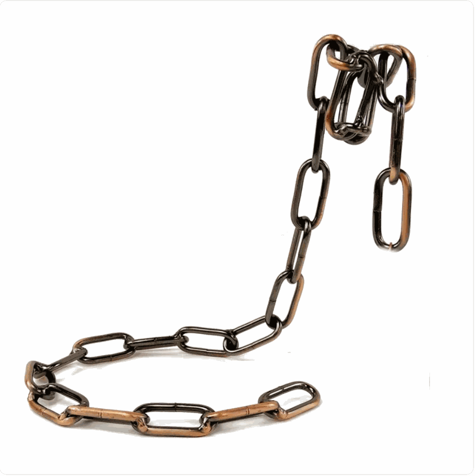 Suspension Chain Wine Rack Metal Holder by Geo’s Online Store