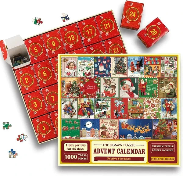 Merry Jigsaw Advent Calendar Puzzle by Geo’s Online Store