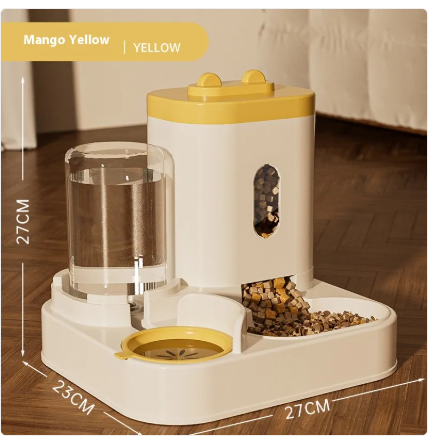 Automatic Pet Feeder Dog Basin Cat Bowl Supplies Water Dispenser by Geo’s Online Store