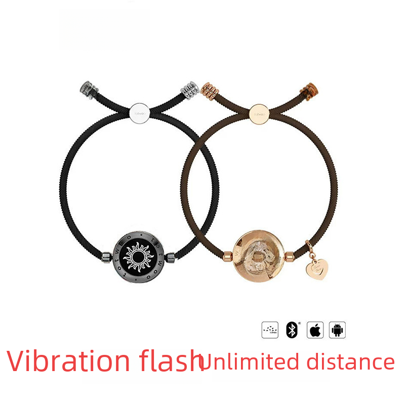 Totwoo Smart Bracelet with Flash & Vibration for Couples by Geo’s Online Store