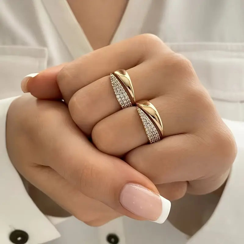Elegant Adjustable Sparkle Ring by Geo’s Online Store