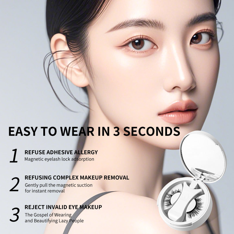 Magnetic False Eyelashes Set with Applicator by Geo’s Online Store