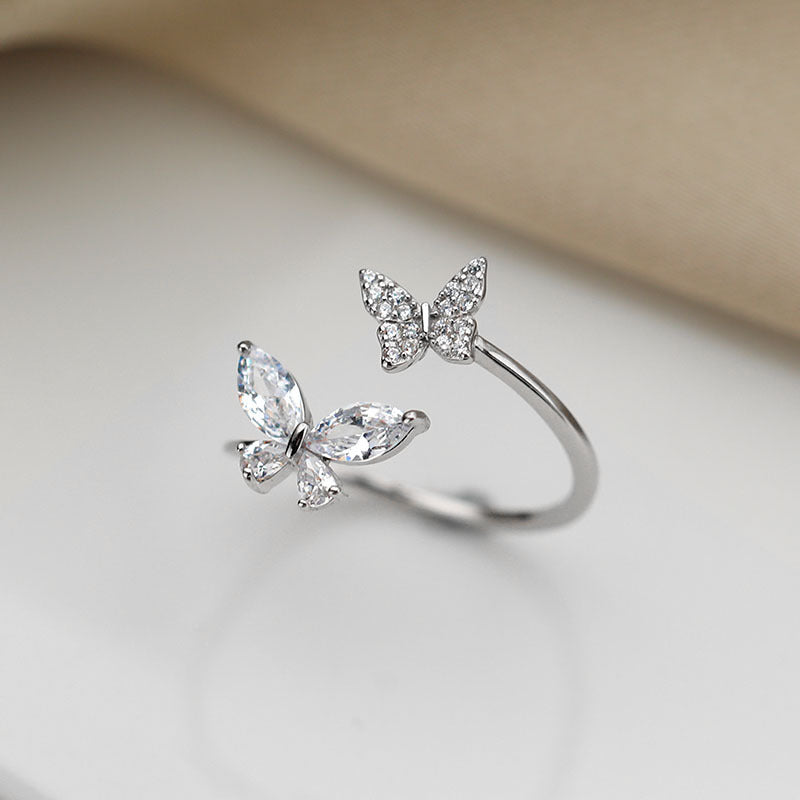 S925 Sterling Silver Butterfly Ring for Women by Geo’s Online Store