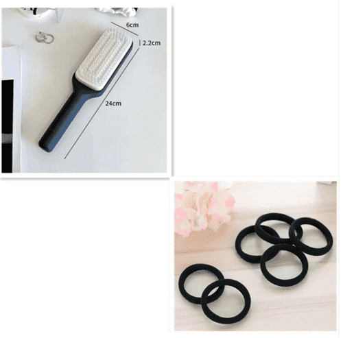 4 In 1 Self Cleaning Brush for Easy Hair Care by Geo’s Online Store