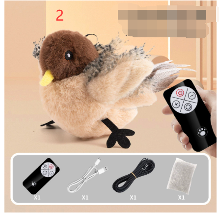 Plush Bird Pet Toy by Geo’s Online Store