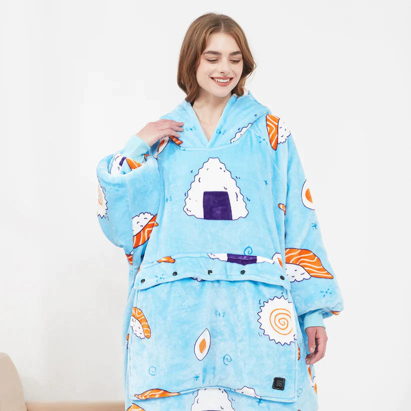 Heated Hoodie Blanket by Geo’s Online Store
