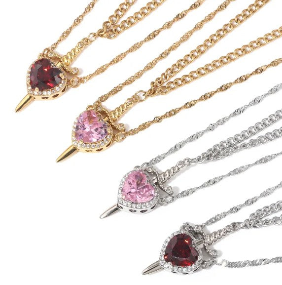 Love Dagger Necklace by Geo’s Online Store