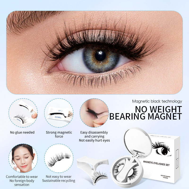 Magnetic False Eyelashes Set with Applicator by Geo’s Online Store