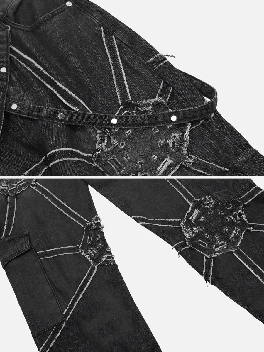 Spider Denim Pants by Geo’s Online Store