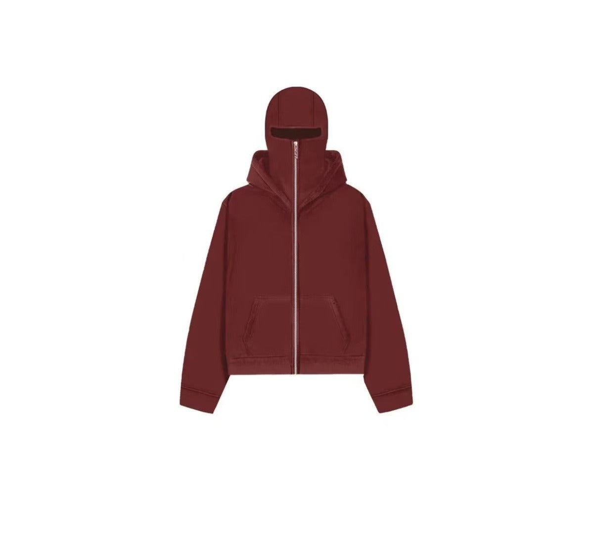 Men's Hooded Zip-Up Baseball Jacket by Geo’s Online Store