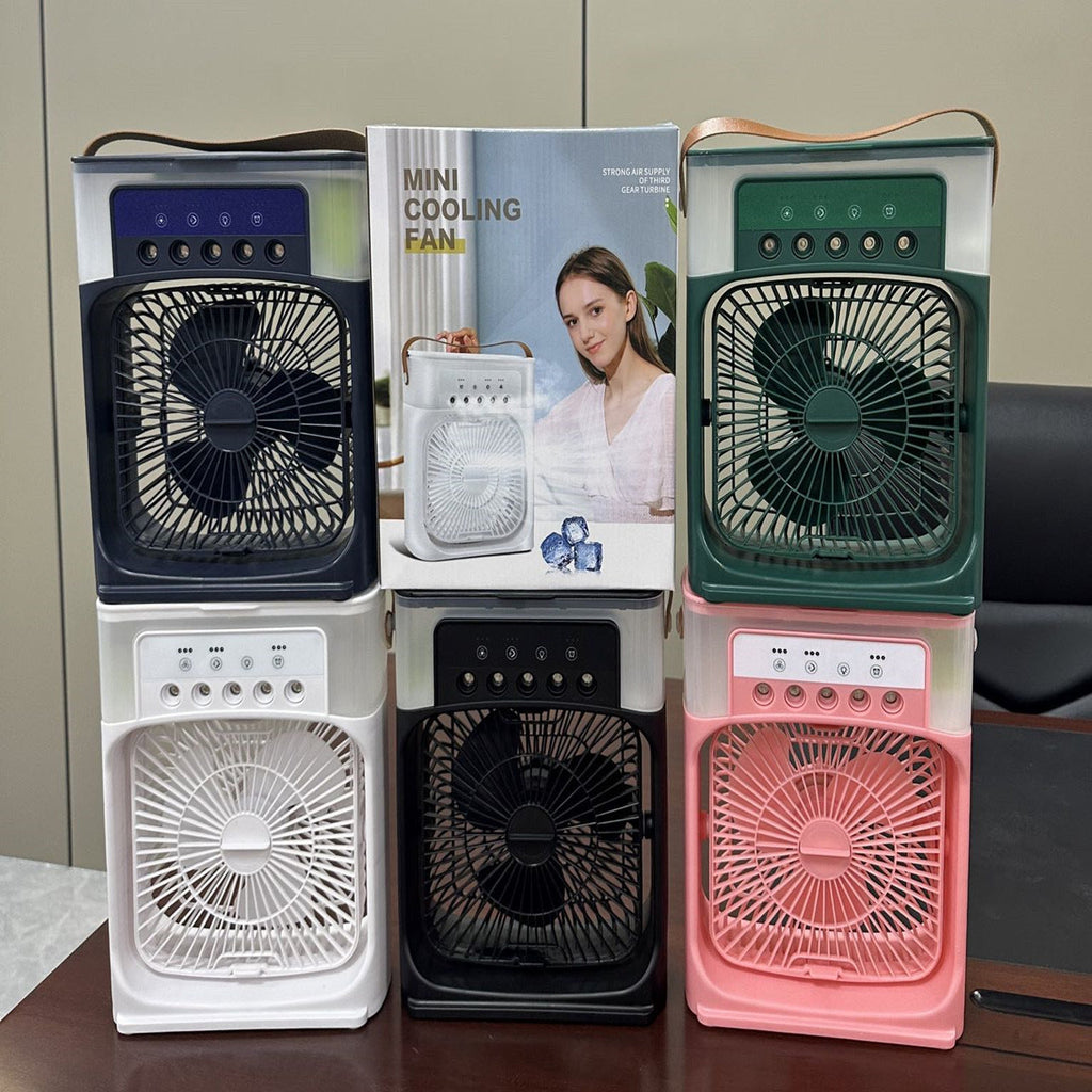 Portable 3-in-1 Air Cooler Fan – Mini AC for Room, Office & Car | Fast Cooling + Humidifier | Ships from USA 🇺🇸 | TikTok & Amazon Hot Seller! by Geo’s Online Store