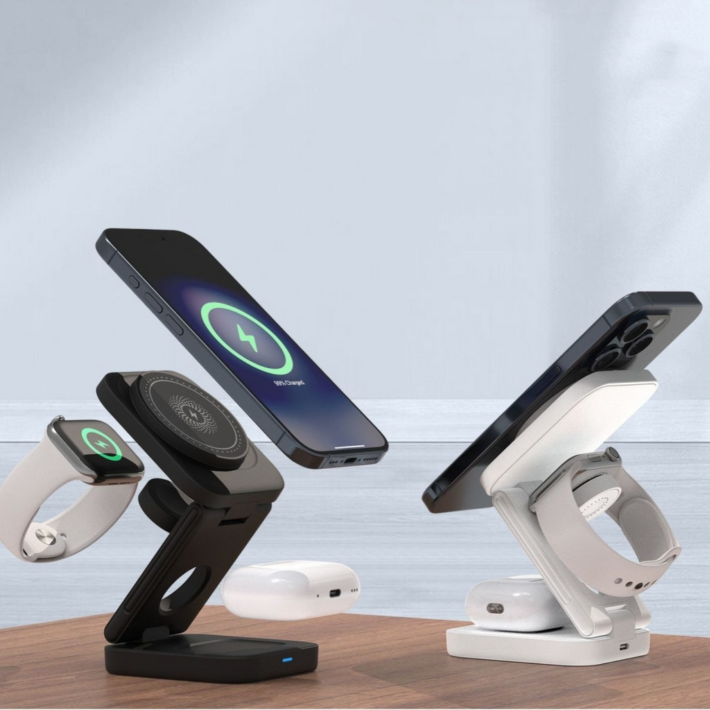 3 IN 1 FOLDABLE WIRELESS CHARGER by Geo’s Online Store