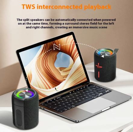 Magnetic Split Bluetooth Subwoofer Speaker – High-Fidelity Portable Audio by Geo’s Online Store