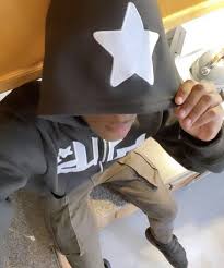 Star Printed Zip Up Hoodies by Geo’s Online Store
