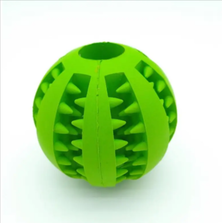 Interactive Rubber Slow Feeder Dog Ball by Geo’s Online Store