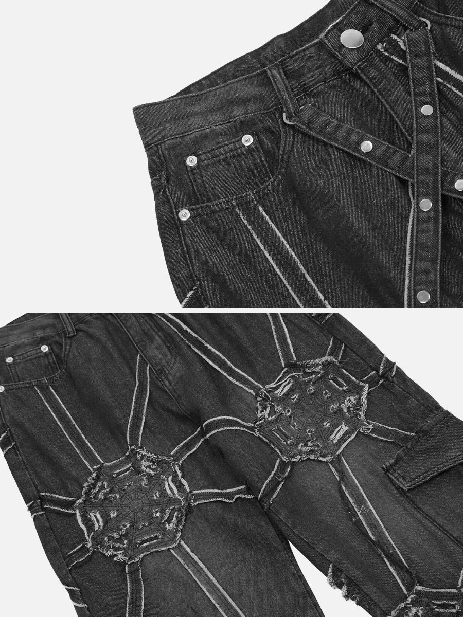 Spider Denim Pants by Geo’s Online Store