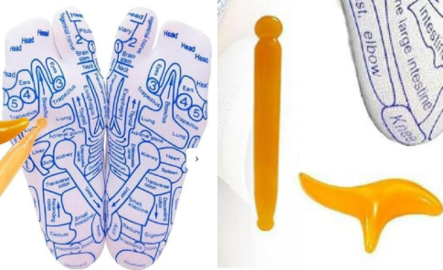 Reflexology Socks with Massage Tool (One Set) by Geo’s Online Store