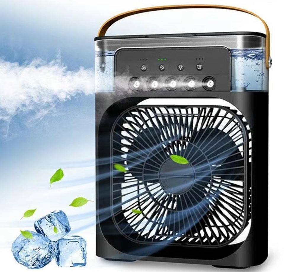 Portable 3-in-1 Air Cooler Fan – Mini AC for Room, Office & Car | Fast Cooling + Humidifier | Ships from USA 🇺🇸 | TikTok & Amazon Hot Seller! by Geo’s Online Store