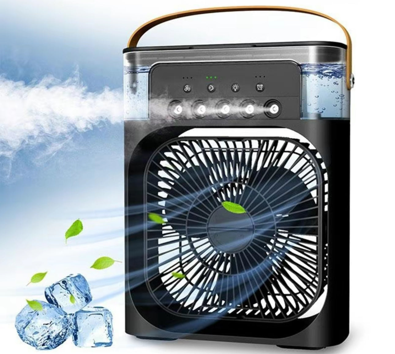 Portable 3-in-1 Air Cooler Fan – Mini AC for Room, Office & Car | Fast Cooling + Humidifier | Ships from USA 🇺🇸 | TikTok & Amazon Hot Seller! by Geo’s Online Store