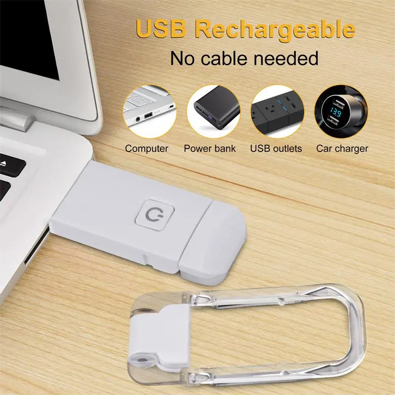 LED USB Rechargeable Book Light Reading Light Eye Protection by Geo’s Online Store