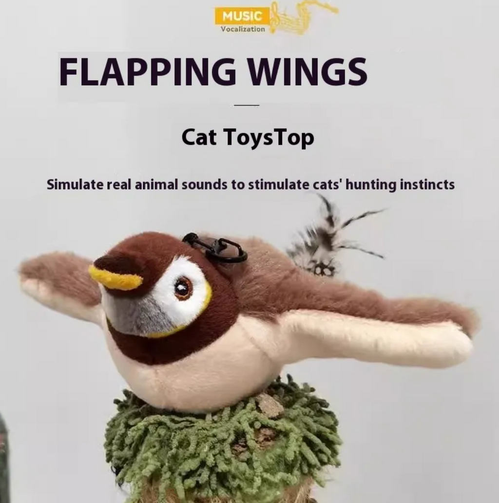 Plush Bird Pet Toy by Geo’s Online Store