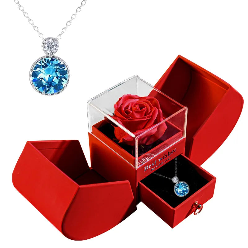 Christmas Jewelry Box Necklace by Geo’s Online Store