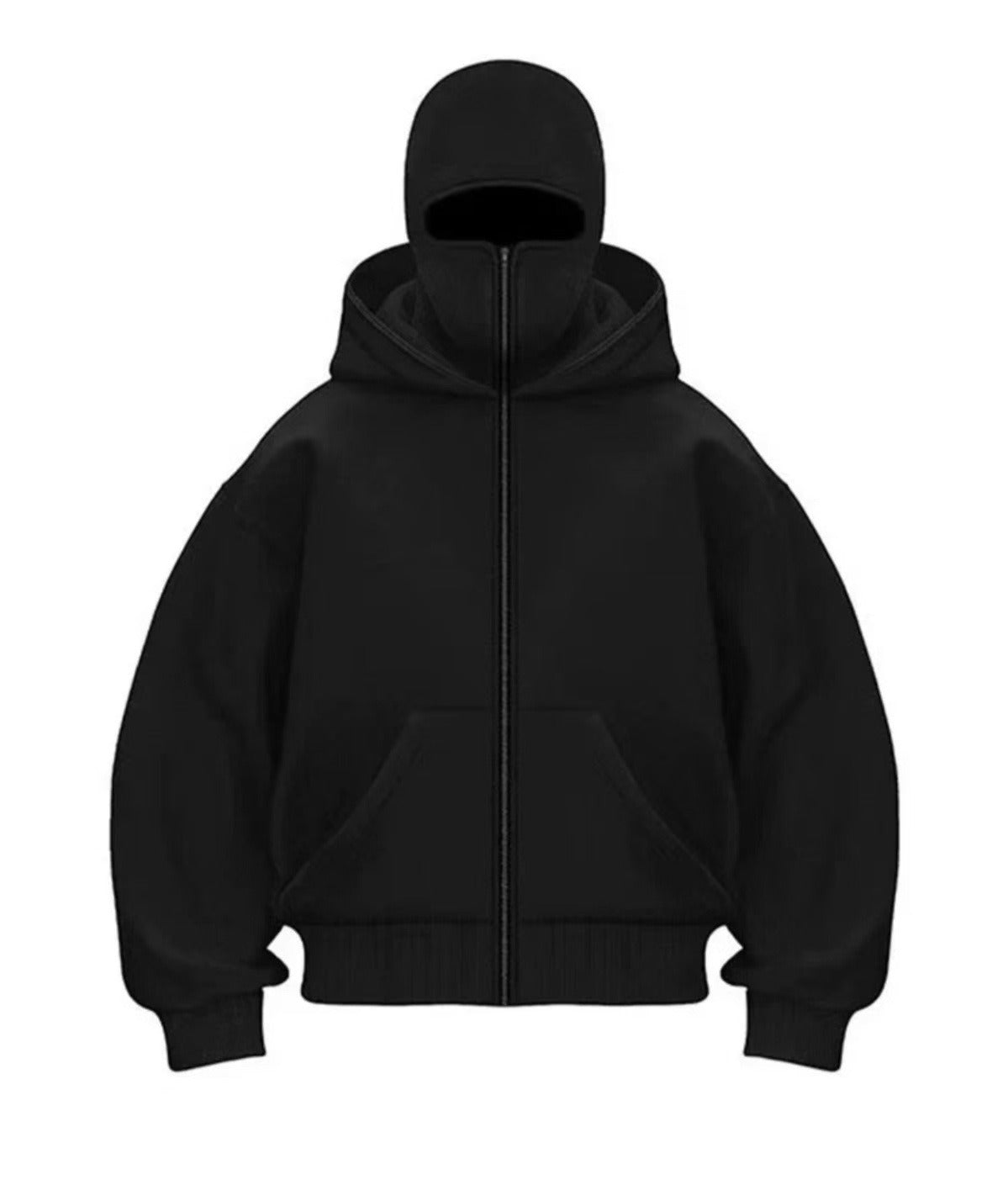 Men's Hooded Zip-Up Baseball Jacket by Geo’s Online Store