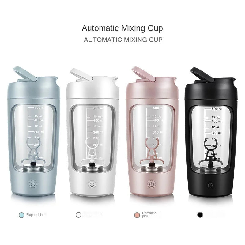 Electric Portable Whey Protein Shaker Bottle by Geo’s Online Store