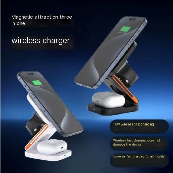 3-in-1 Folding Wireless Charger by Geo’s Online Store