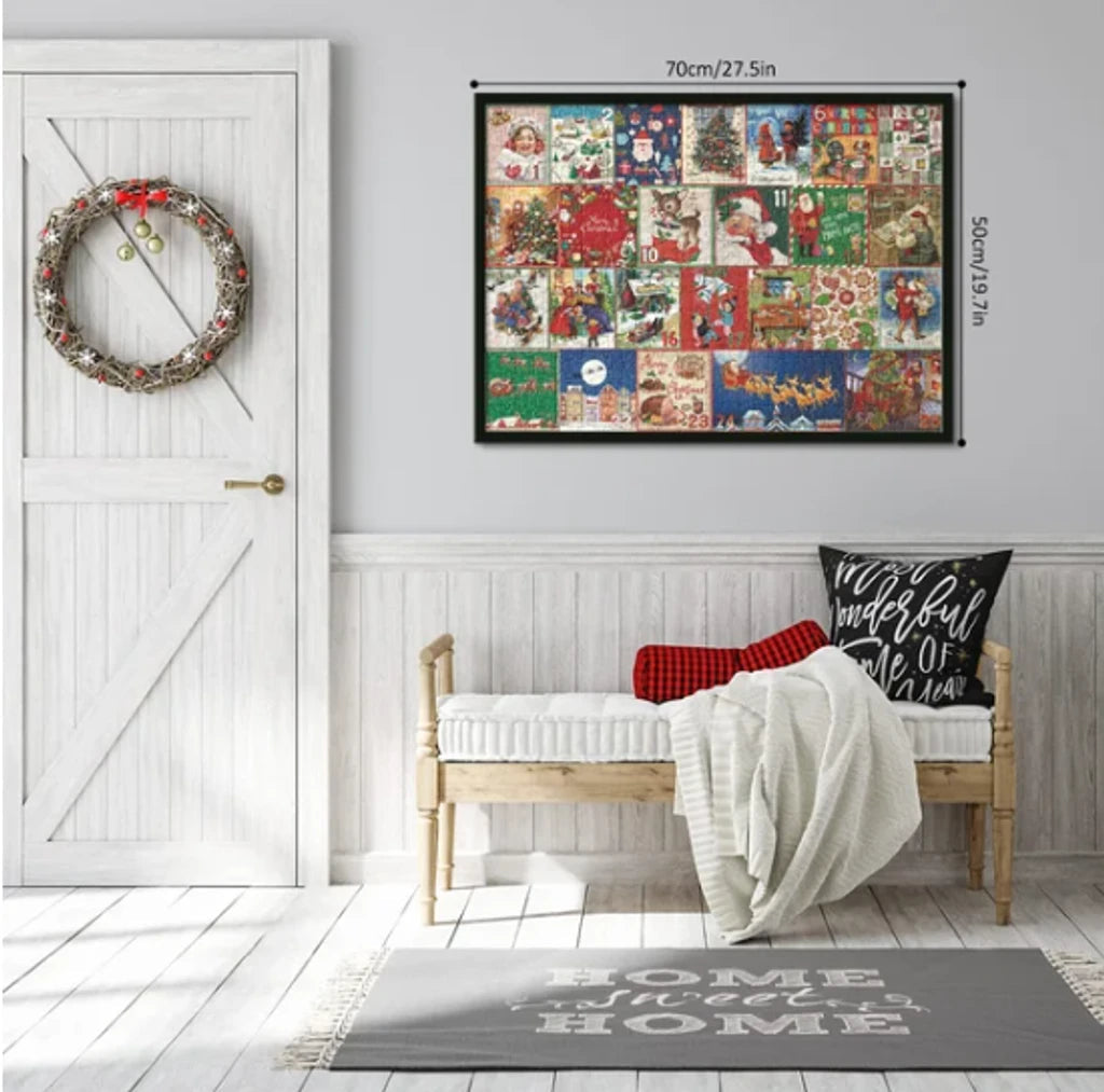 Merry Jigsaw Advent Calendar Puzzle by Geo’s Online Store