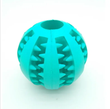 Interactive Rubber Slow Feeder Dog Ball by Geo’s Online Store