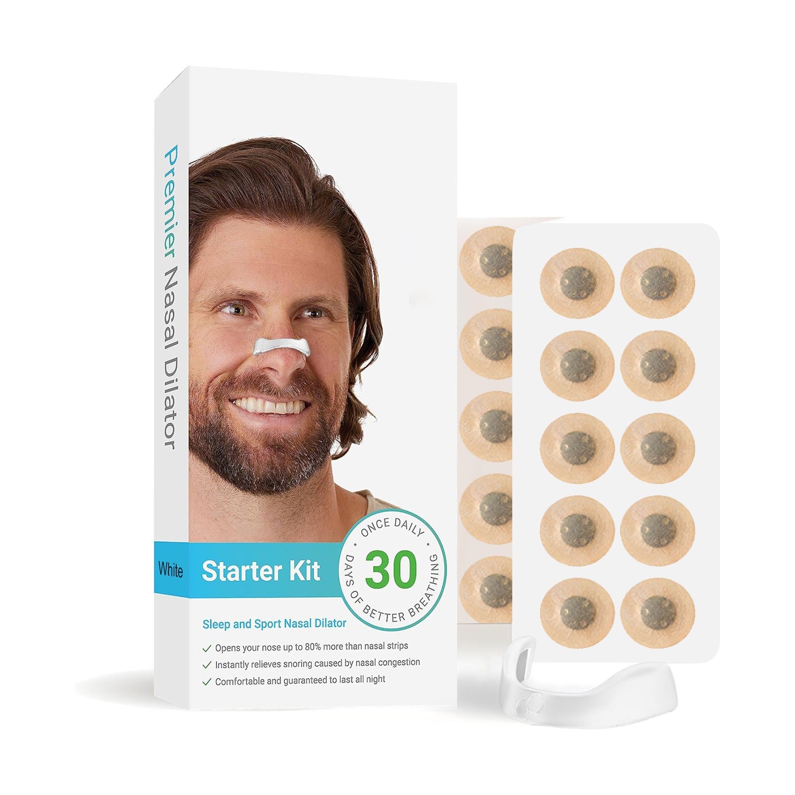Magnetic Nasal Dilator Strips for Better Sleep by Geo’s Online Store